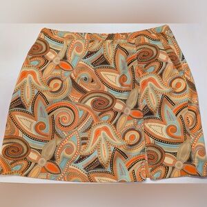 Bette & Court Womens Skort Size 12
70’s inspired print